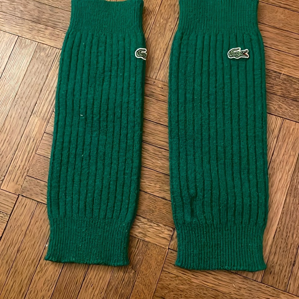 Lacoste leg warmers made in France